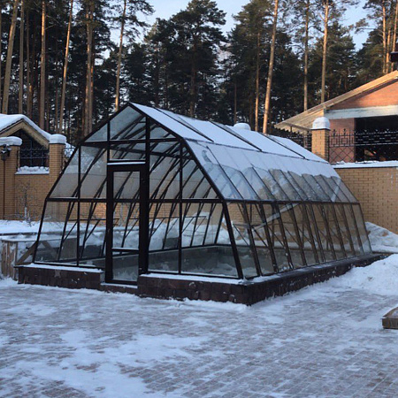 Теплица Рада Нил под стекло | 4,5х4 м. Теплица Рада Нил под стекло | 4,5х4 м.